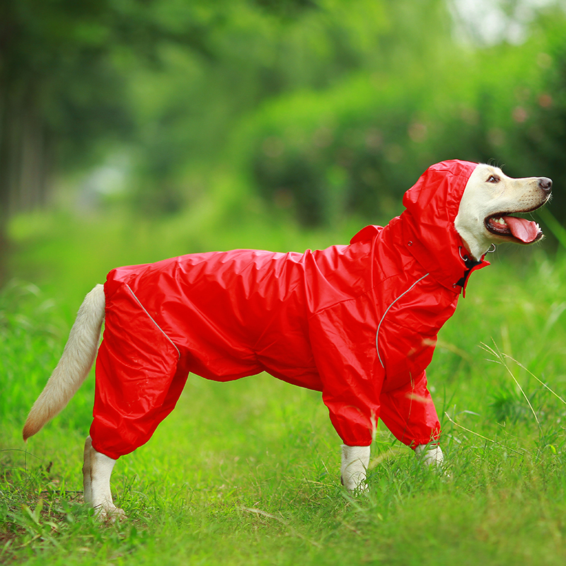 DogMEGA Reflective and Waterproof Raincoat for Dog