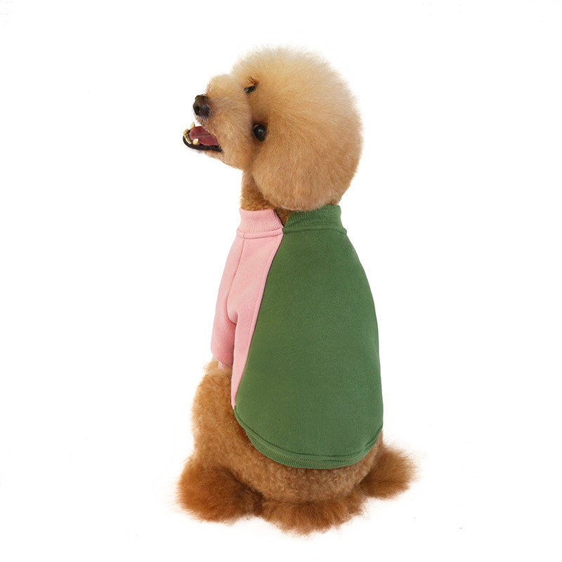 Soft Touch Contrast Stitching Dog Sweater-heyidear