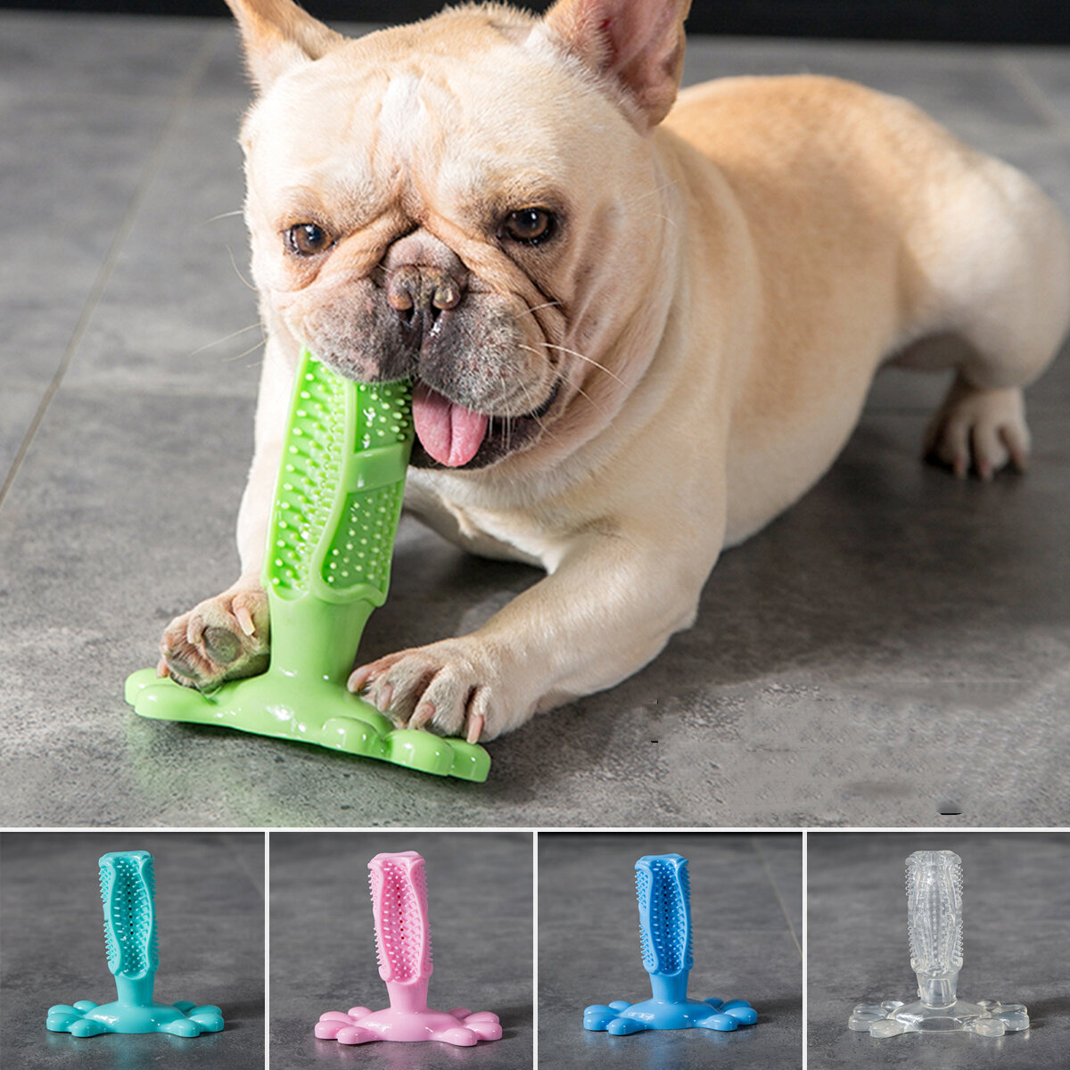 Dog Toothbrush | Dog Cleaner Brushing Stick Rubber | Heyidear-heyidear
