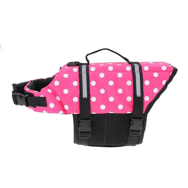L Pet Aquatic Reflective Preserver Float Vest Dog Cat Saver Life Jacket New-heyidear
