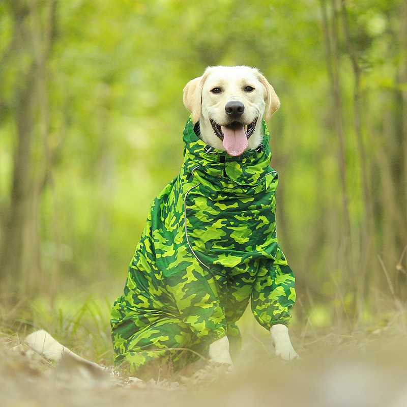DogMEGA Reflective and Waterproof Raincoat for Dog