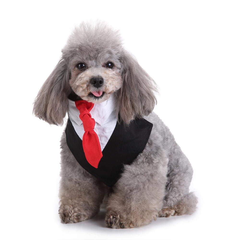 Formal Dog Tuxedo Dog Bow Tie and Neck Ties Designs-heyidear