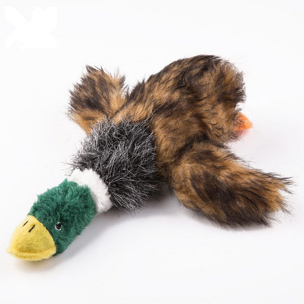 Durable Squeaker Dog Toys Plush Chew Toy Stuff Duck Toy for Dogs-heyidear
