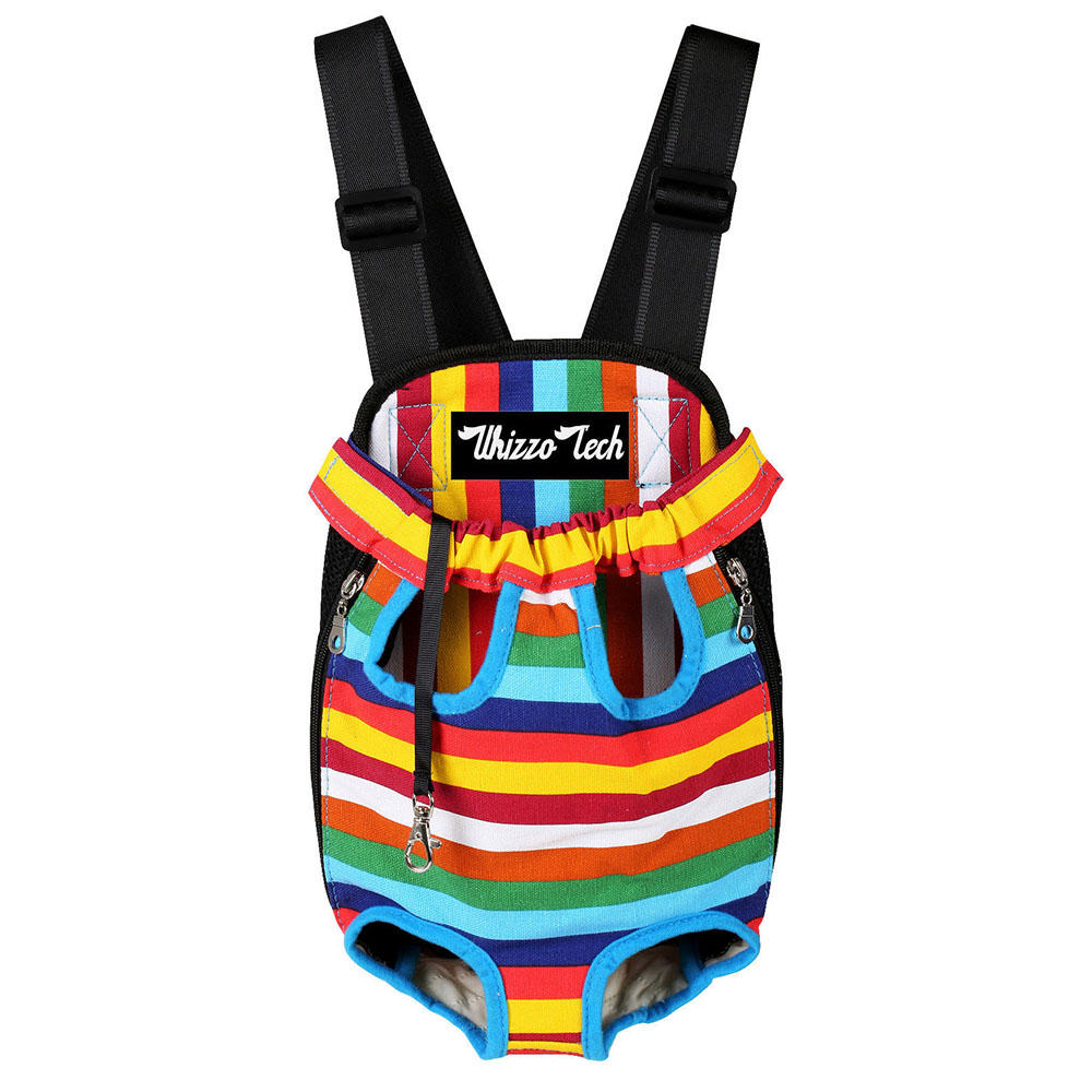 Multicolor Pet Carrying Backpack Pet Outdoor Chest Bag Travel Portable Backpack-heyidear