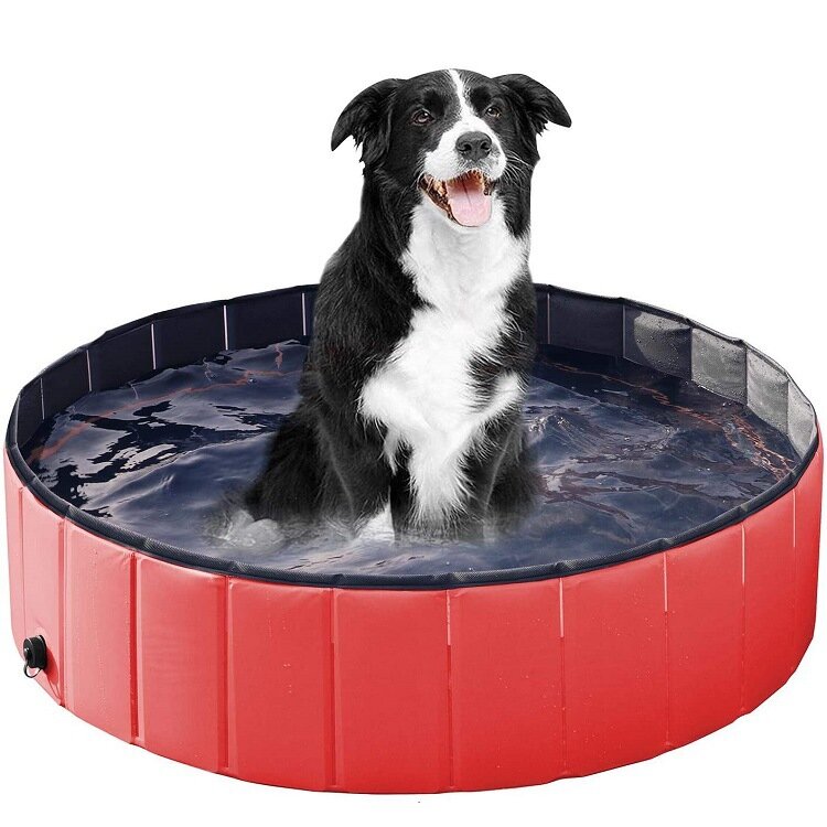 PVC Pet Pool Collapsible Dog Bath Tub Outdoor Portable Paddling Bath Cat Dog Cleaning Supplies-heyidear