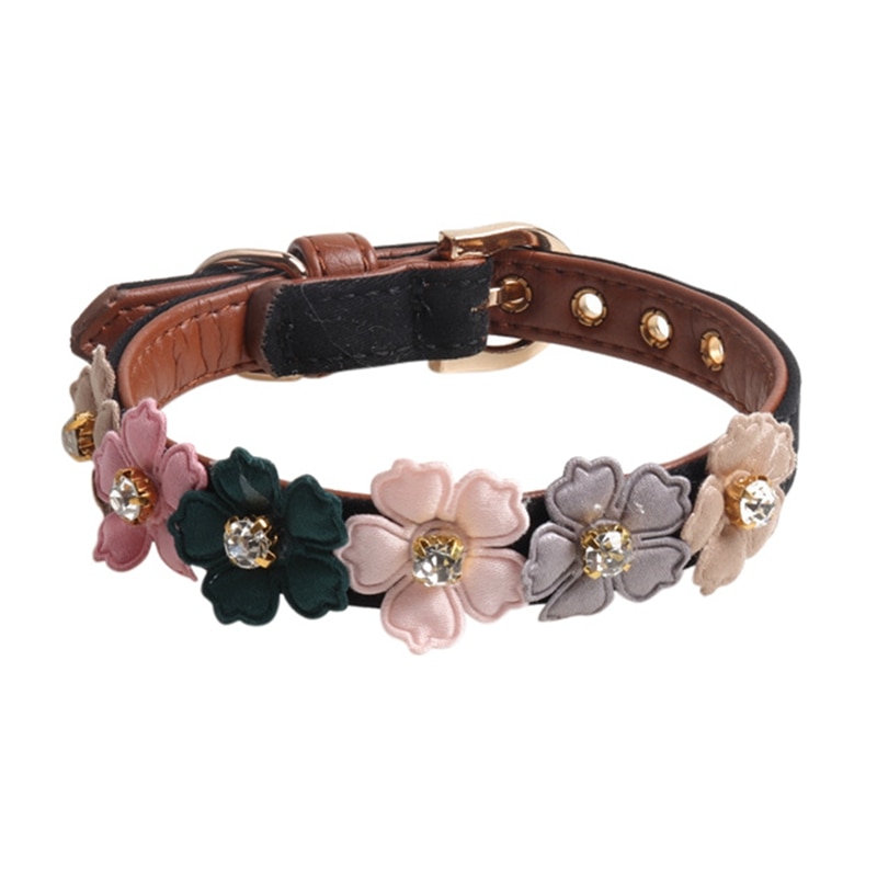 Flower Dog Collar | Cute Dog Collar | Cute Dog Accessories-heyidear
