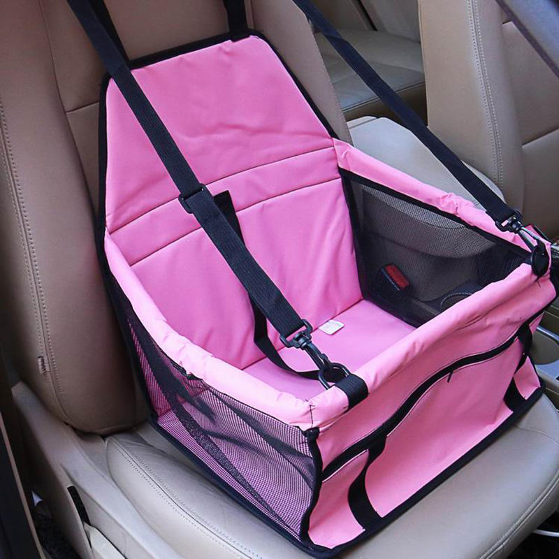 Portable Foldable Pet Safety Travel Car Safe Pet Cat Dog Front Seat Carrier Waterproof Hanging Mesh Bag-heyidear