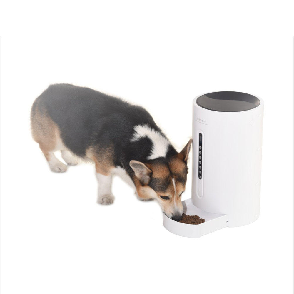 Pet Feeding Smart Feeder Dog Cat Food Dispenser 4.6L Large Capacity Voice Control Training Feeding Plan Useful Bowl-heyidear