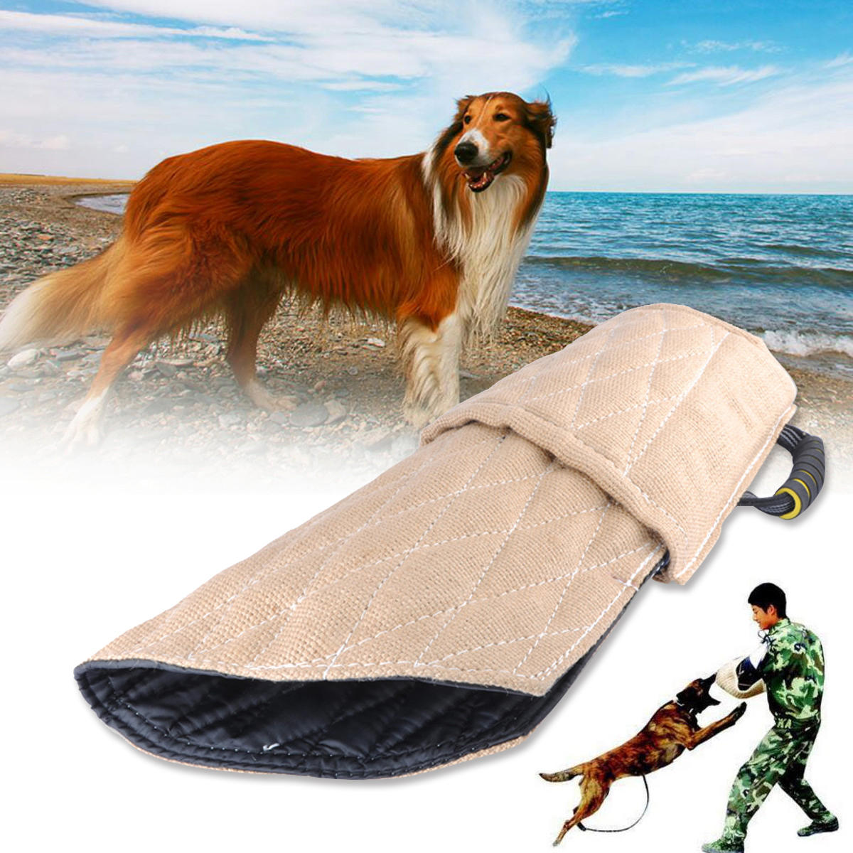 Dog Bite Protection Arm Sleeve for Young Police Pet Bite Protection Tool-heyidear