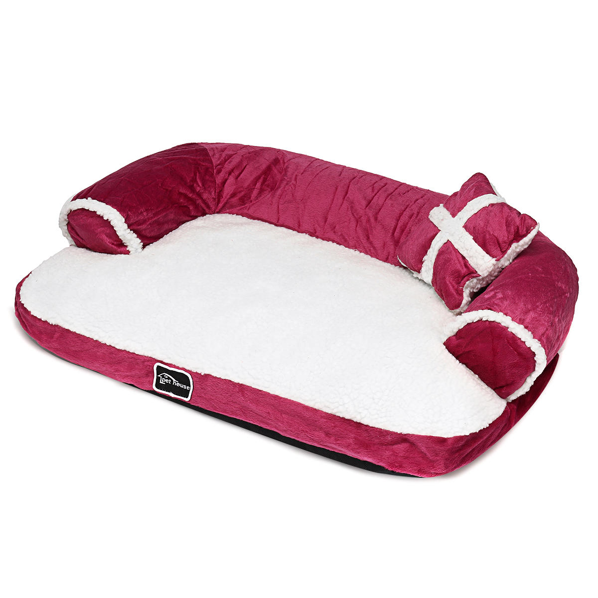 Large Washable Dogs Cats Pet Bed Puppy Sleeping House Soft Warm Kennel Cushion Pillow-heyidear