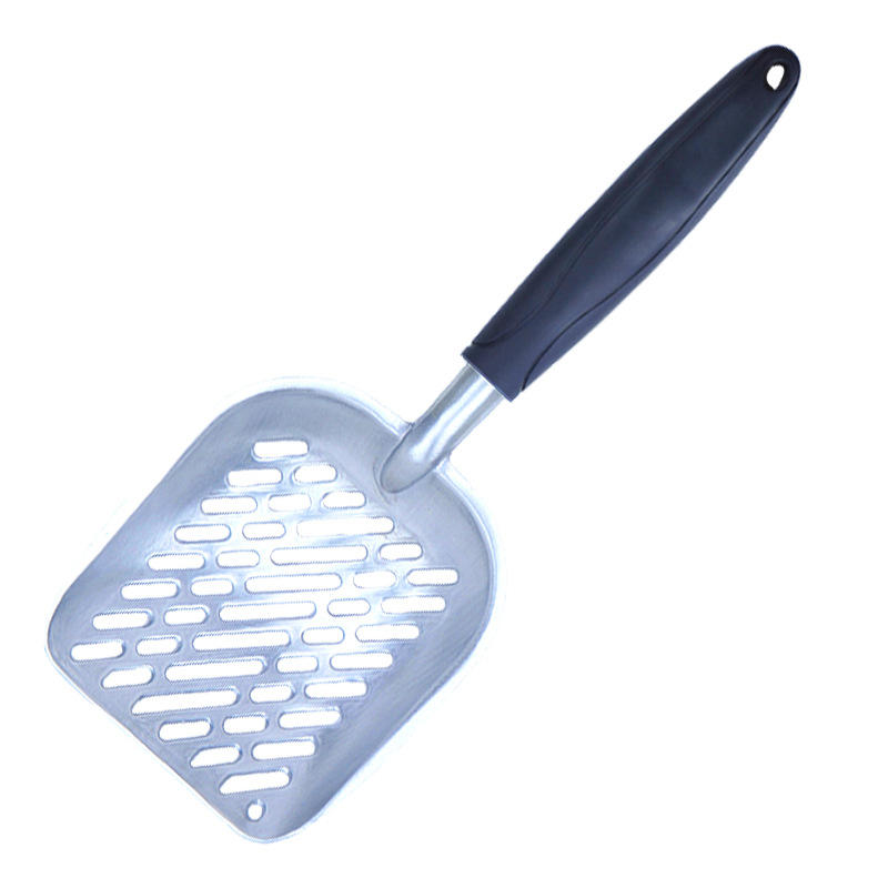 Metal Cat Litter Shovel Large Hollow Aluminum Shovel Artifact Cat Dog Pet Stool Shit Shovel Cleaning Brush-heyidear
