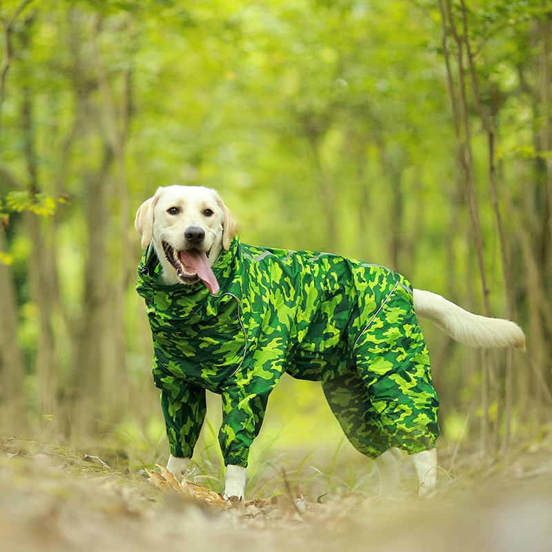 DogMEGA Reflective and Waterproof Raincoat for Dog