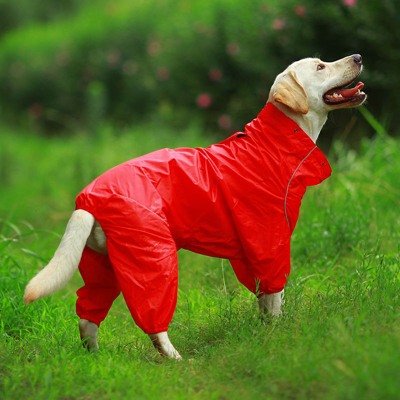 DogMEGA Reflective and Waterproof Raincoat for Dog