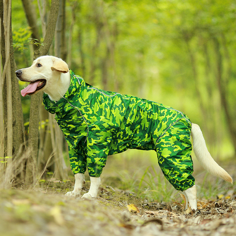 DogMEGA Reflective and Waterproof Raincoat for Dog
