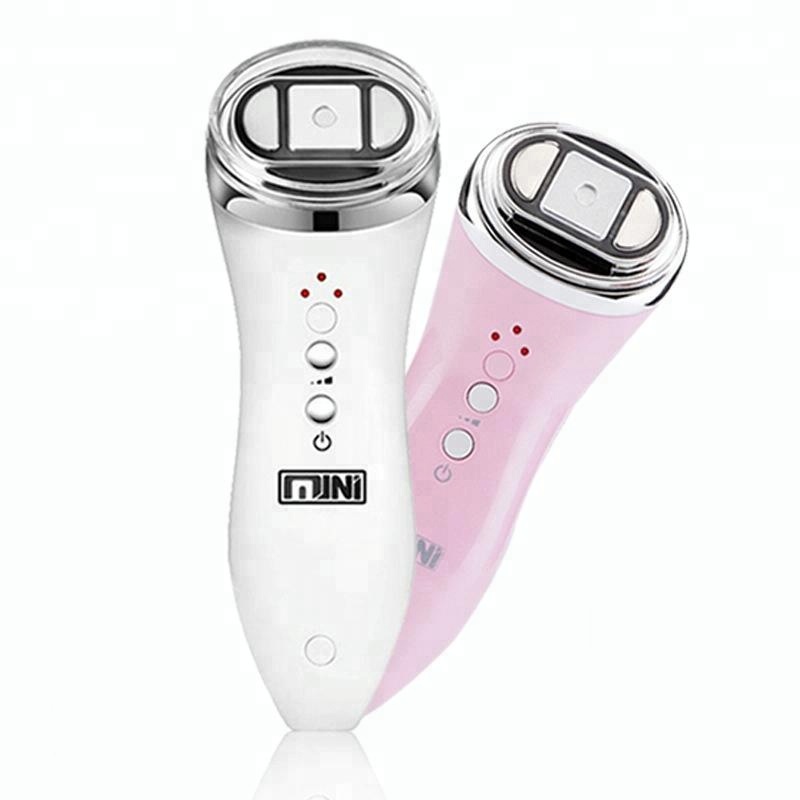 Portable Mini Hifu Face Wrinkle Remove Device Carving V Hifu Rf Led Lift Face Machine