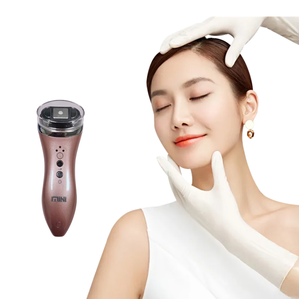 Portable Mini Hifu Face Wrinkle Remove Device Carving V Hifu Rf Led Lift Face Machine Use For Home Office Beauty Salon 
