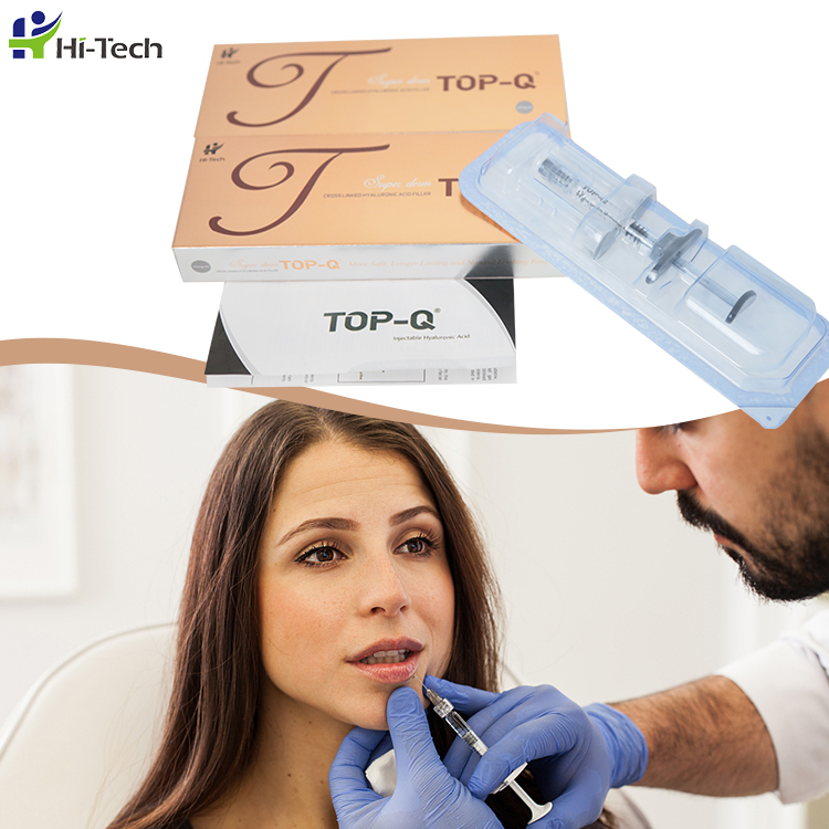 1ML TOP-Q ® Ce Approved  Sodium Hyaluronate Gel Injectable Dermal Fillers Serum Skinbooster