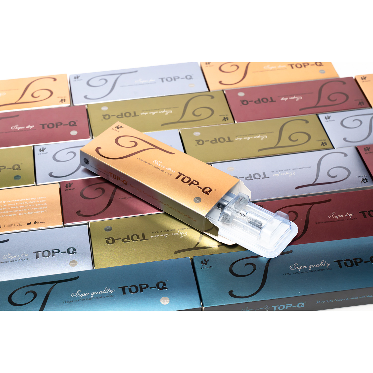 CE ISO TOP-Q ®  Grade Crosslinked Hyaluronic Acid High Quality Dermal Filler Cosmetic Injection 