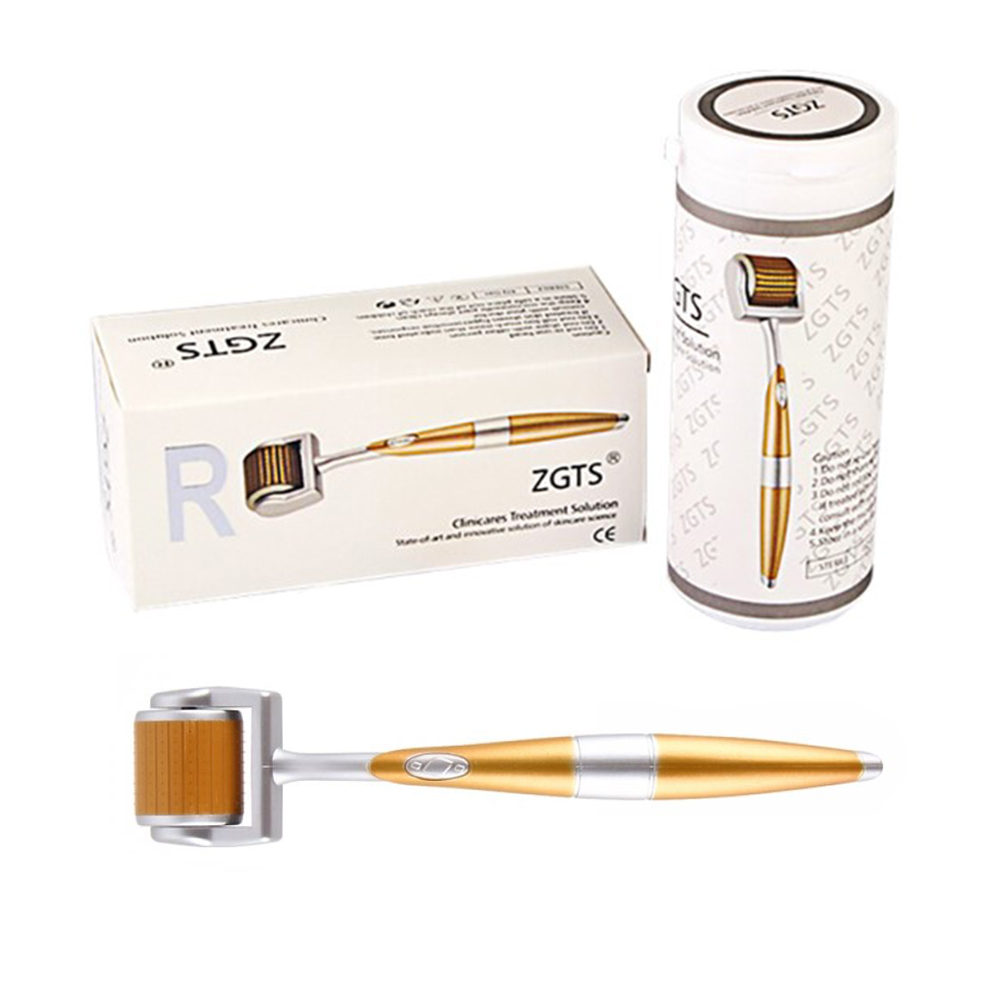 ZGTS 192 Gold Titanium Needle Microneedles Derma Roller Ice Stamp Microneedling