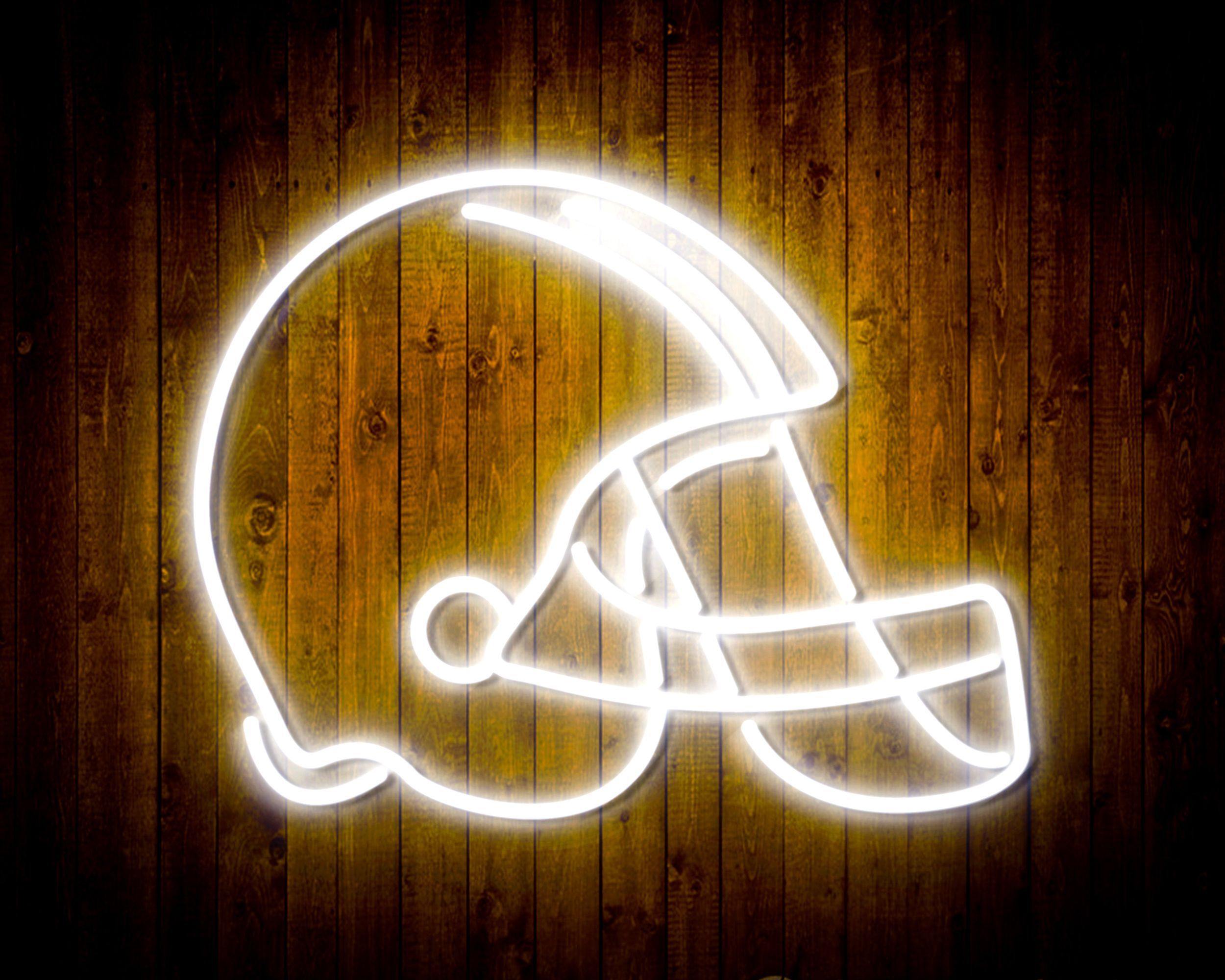 Cleveland Browns LED Lighted Sign - White