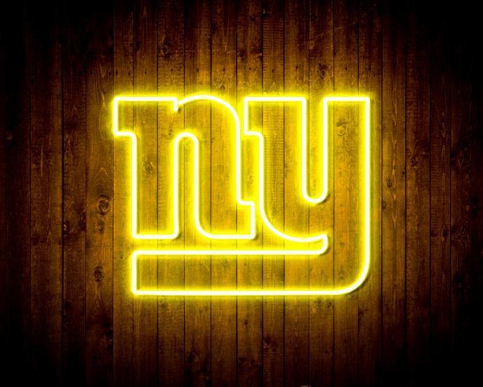 New York Giants Light Lamp Neon Sign 24"x20" With HD Vivid  Printing Technology