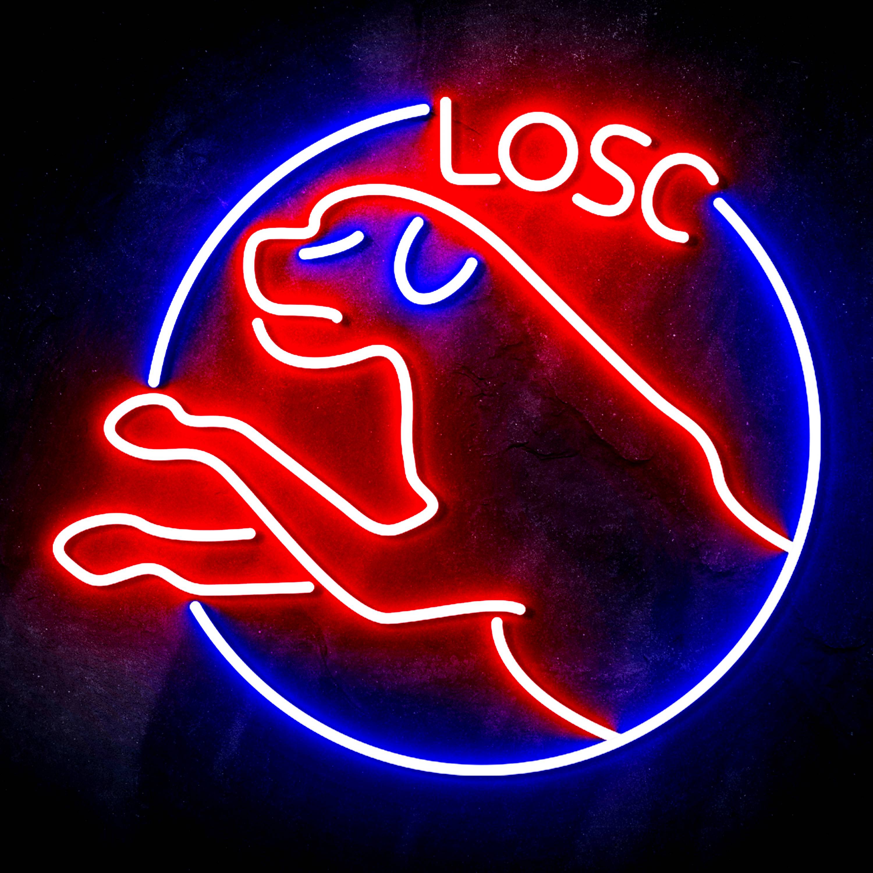 Ligue Lille Olympique Sporting Club Lille M茅tropole Neon-like Sign Sport Bar Decor