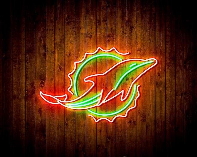 Miami Dolphins Neon-Like LED Sign - Legacy Edition