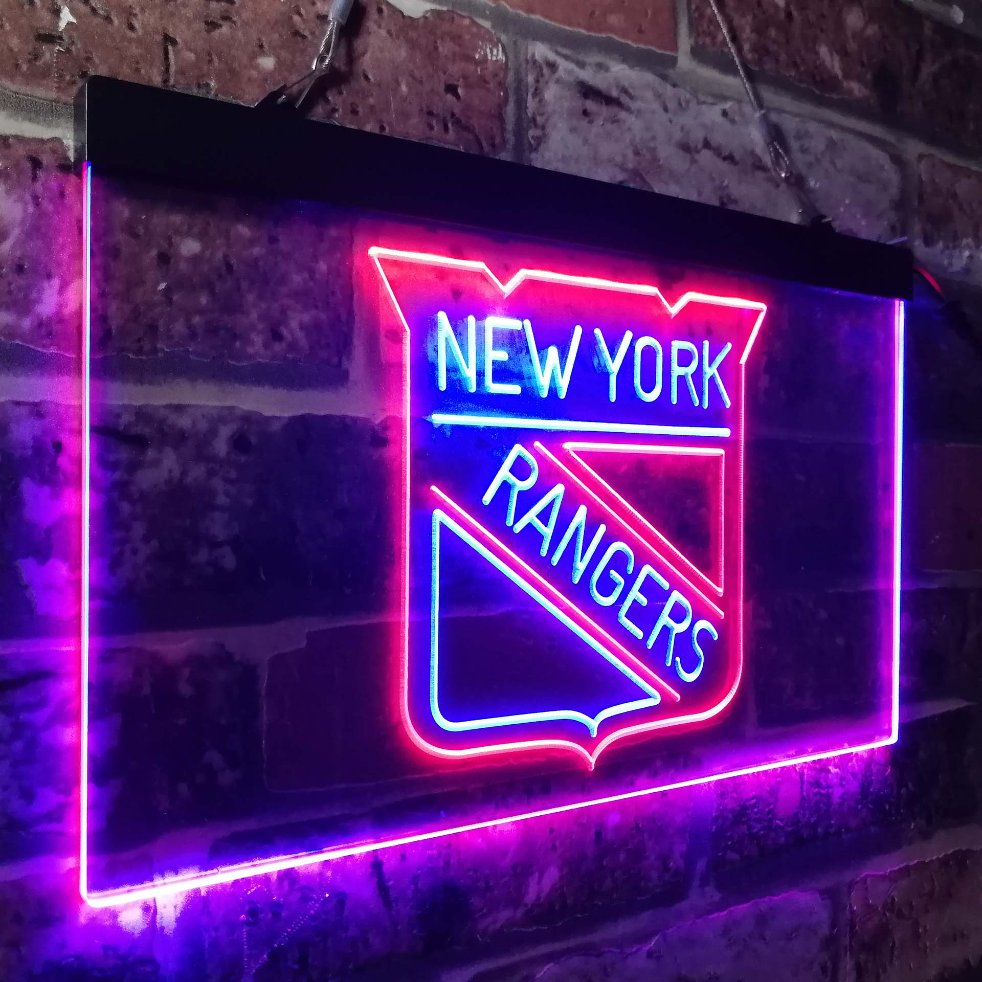 New York Rangers Liberty LED Neon Sign - Legacy Edition