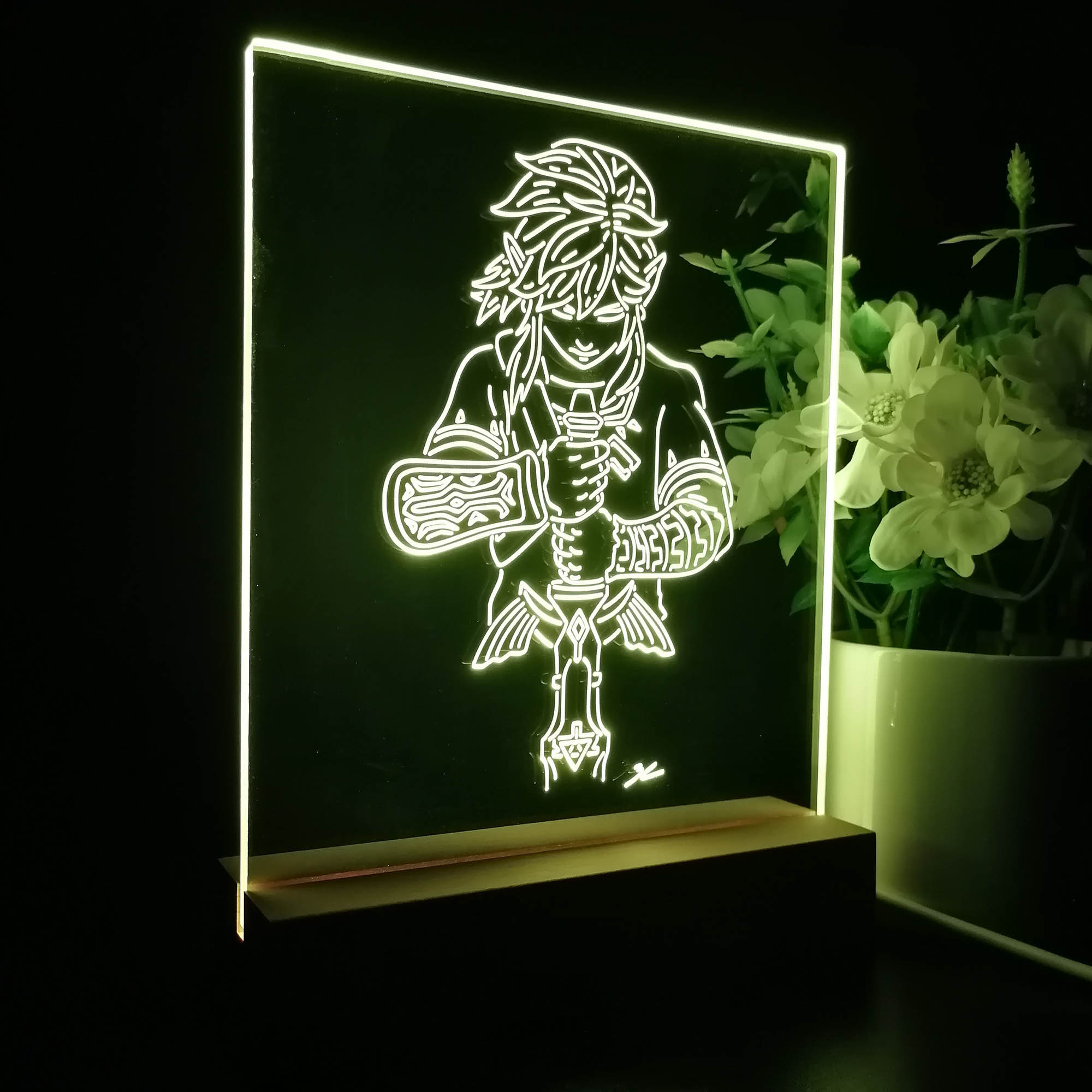 Legend Of Zelda Link Anime Night Light 3D Illusion Lamp