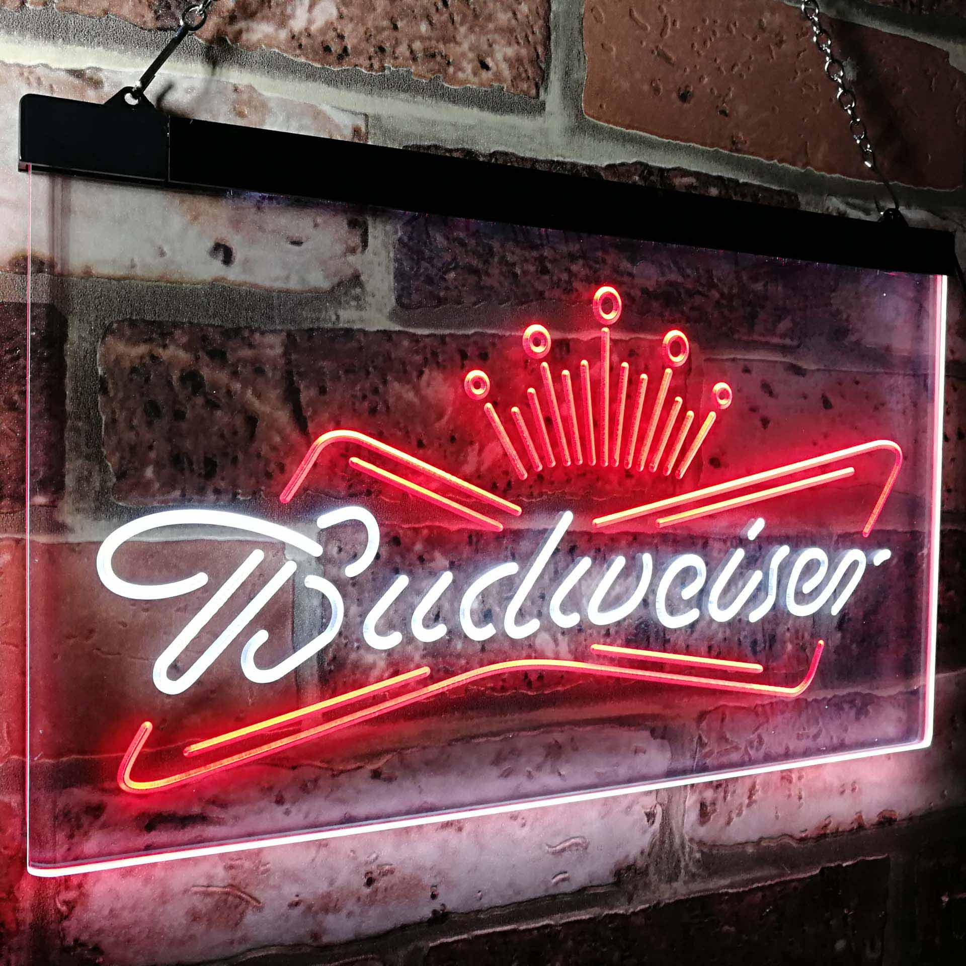 Budweisers King Beer Bar LED Neon Sign