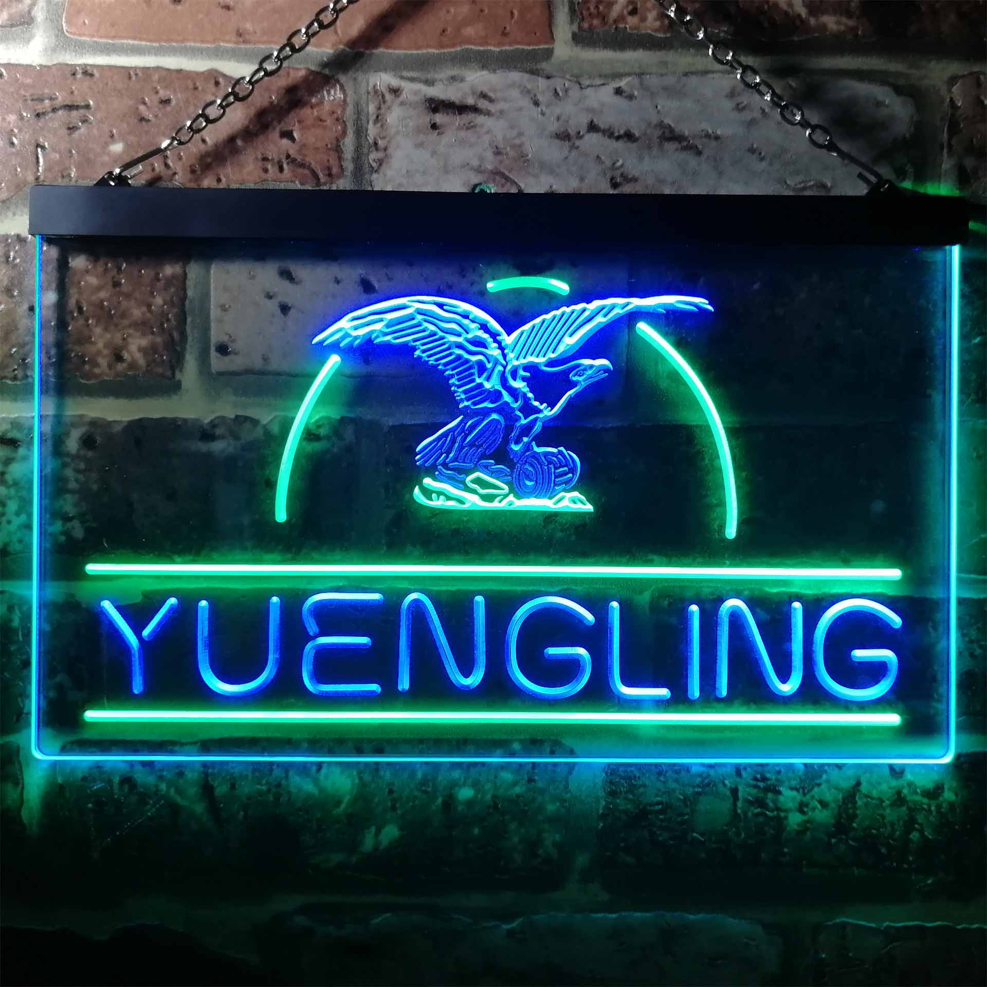 New Yuengling Eagle Beer Logo Man Cave LED Neon Sign 20" 