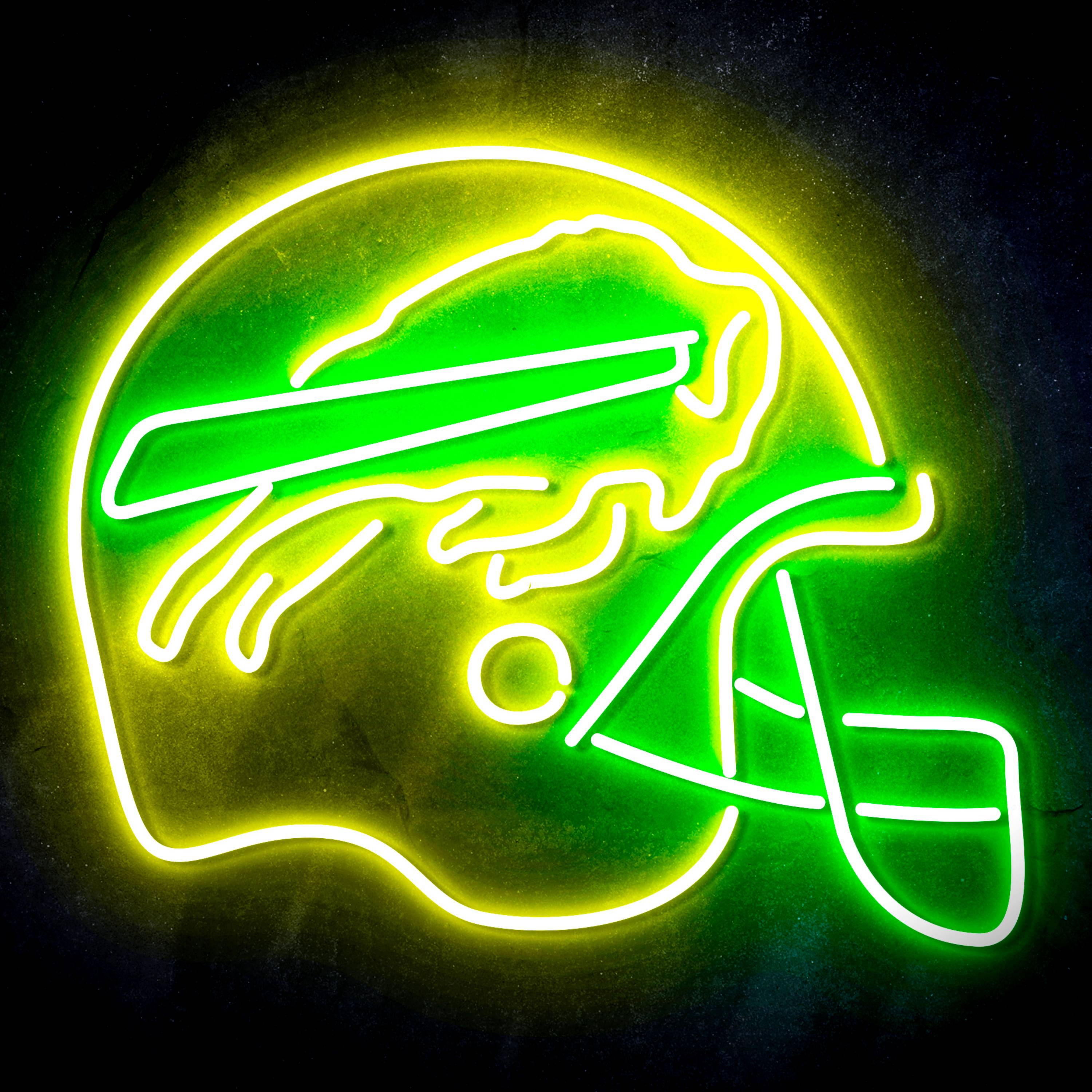 Shop Trends NFL Buffalo Bills - Neon Helmet 2023 Poster