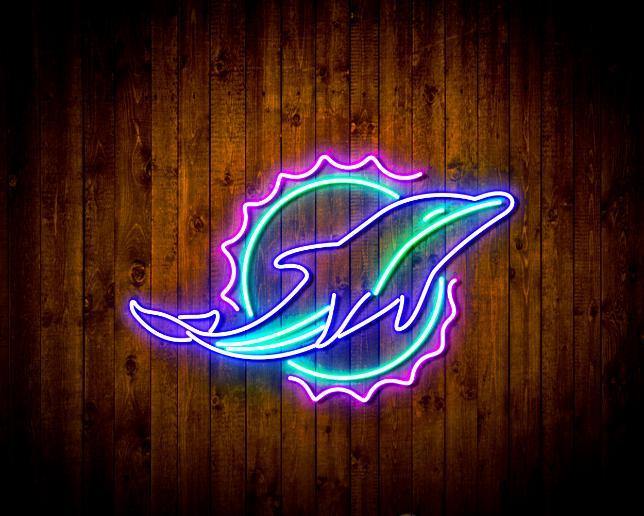 Miami Dolphins Neon-Like LED Sign - Legacy Edition