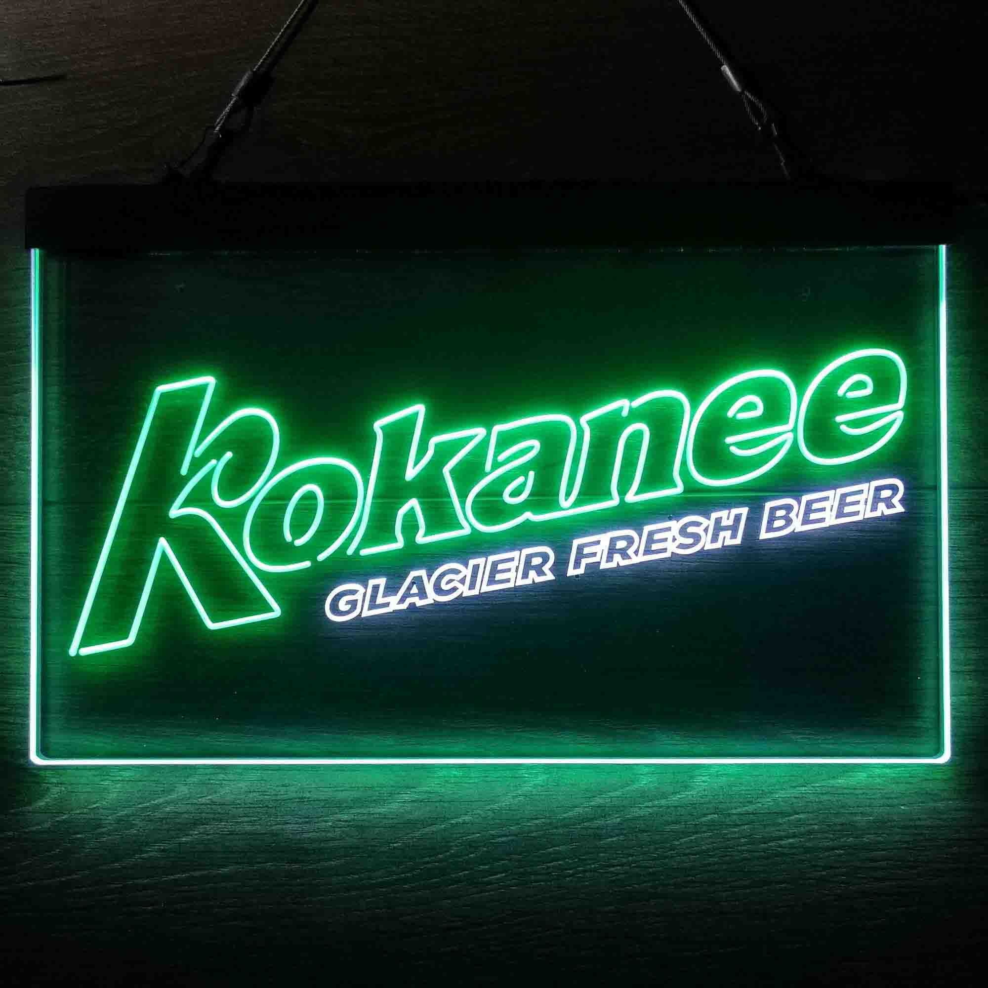 New Kokanee Beer Man Cave Neon Light Sign 20"x16" 