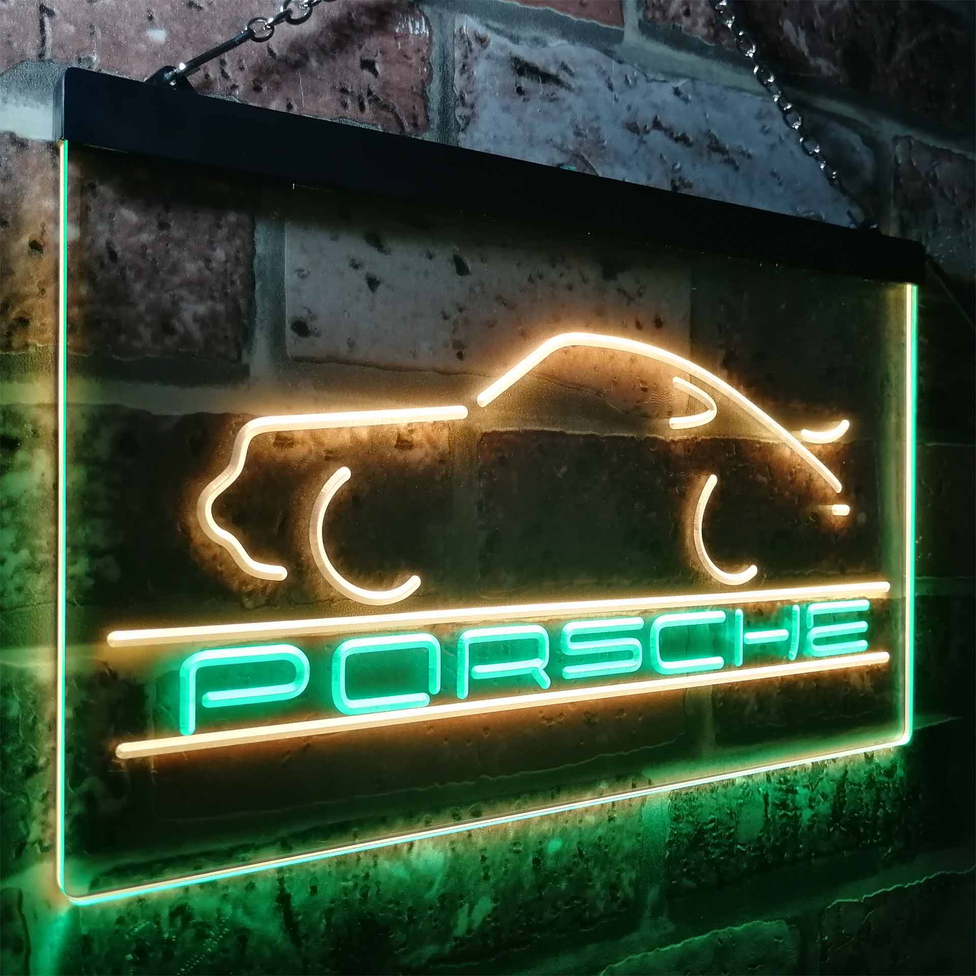 Porsche Car Neon-like LED Sign