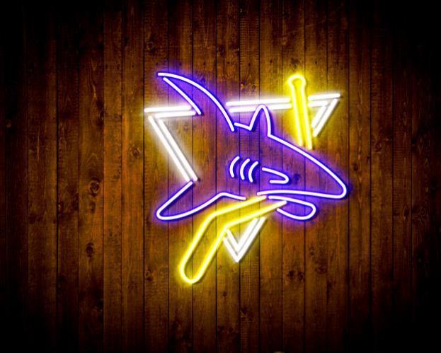 NHL San Jose Sharks Neon Flex LED Sign Home Decor Bar