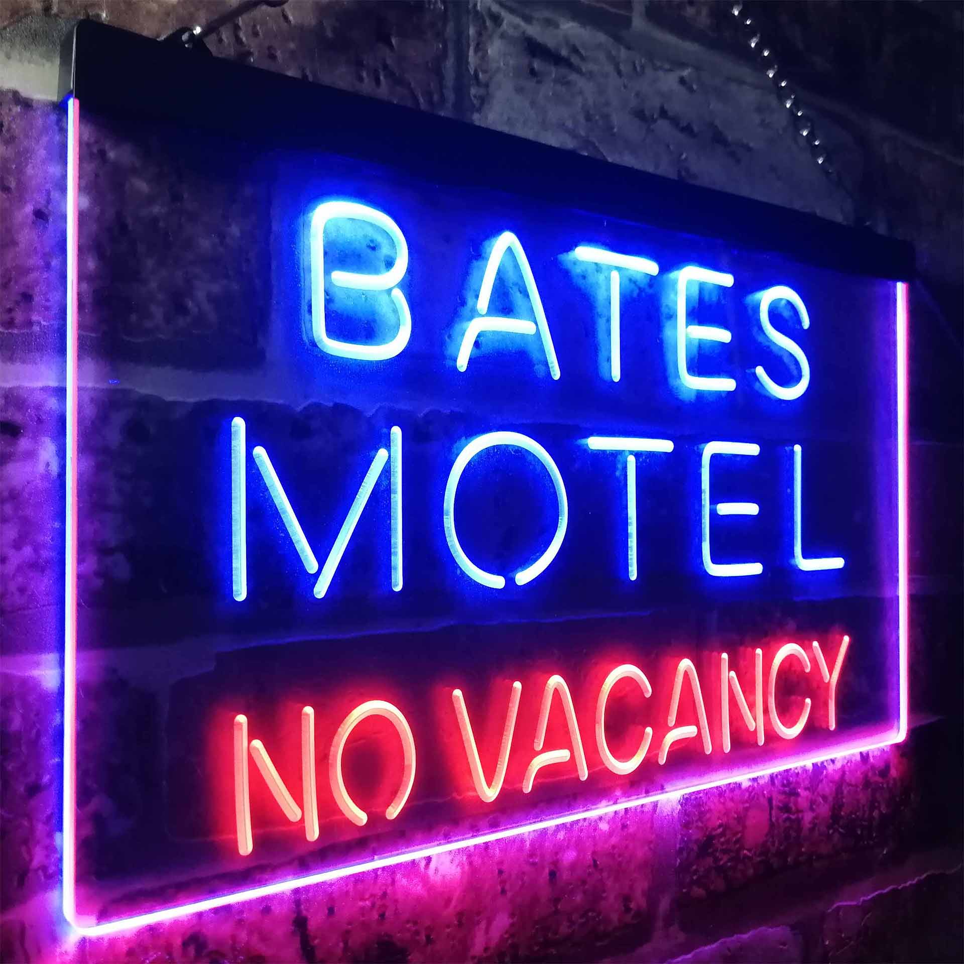 Bates Motel No Vacancy LED Neon Sign