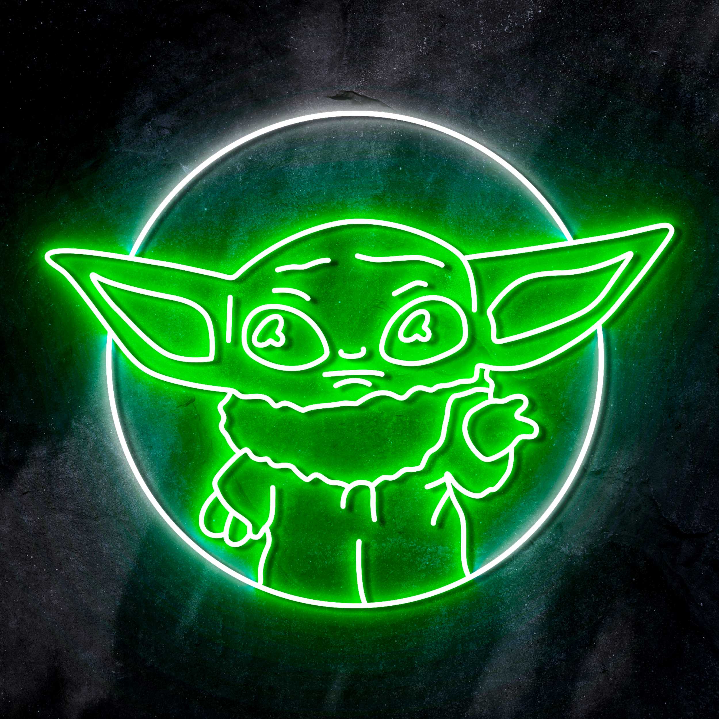 Glow in the dark 20oz baby Yoda