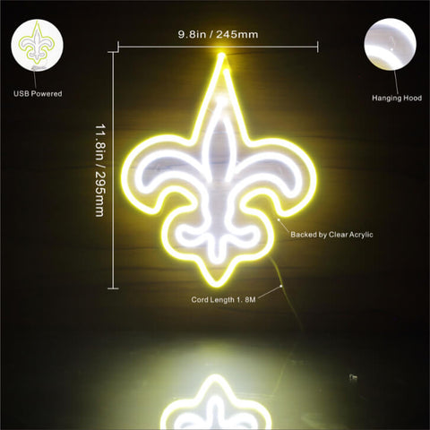 Bud Light New Orleans Saints NFL LED Sign