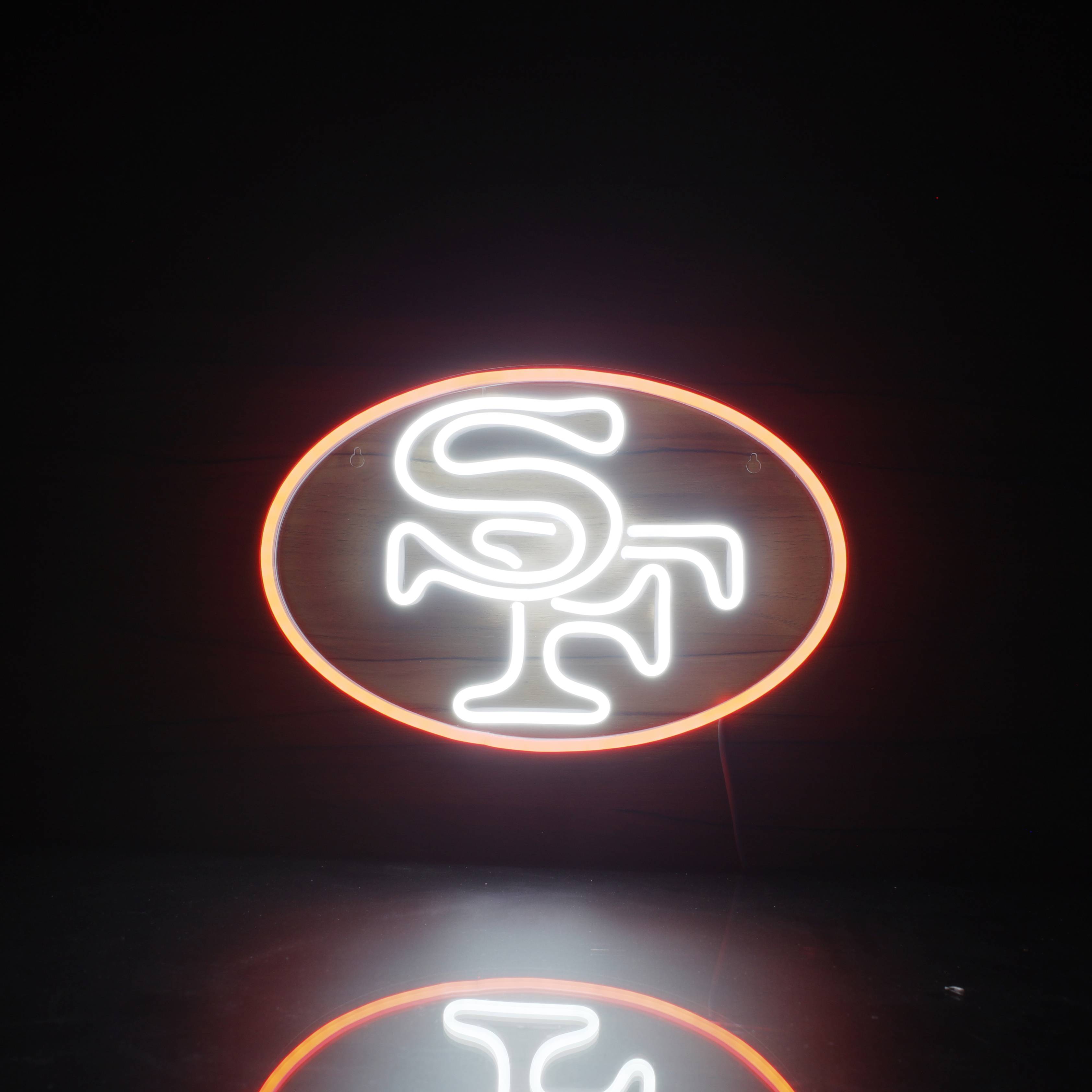 NFL San Francisco 49ers Neon LED Sign Home Decor Bar