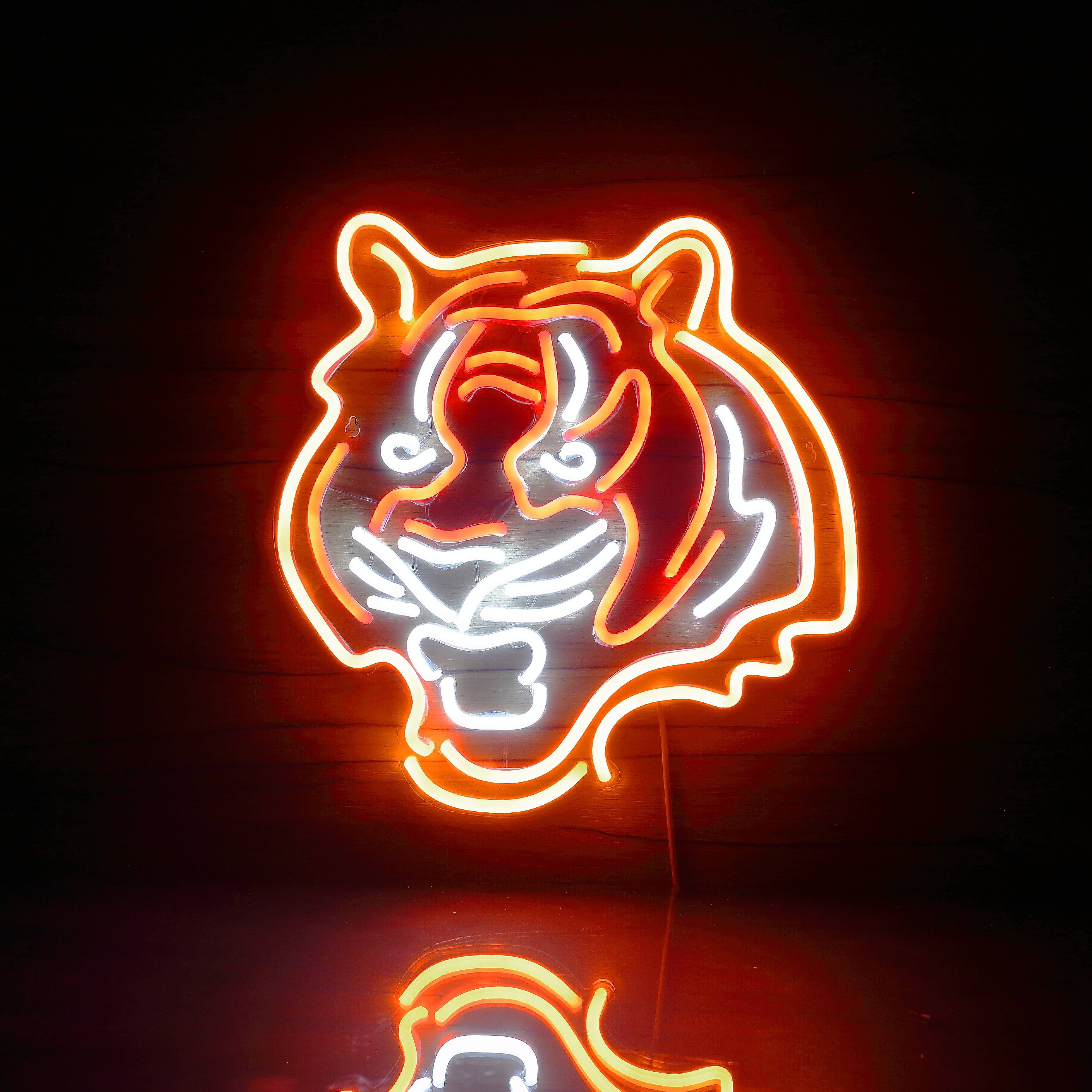 Cincinnati Bengals Tigers Neon LED Sign Home Decor Bar