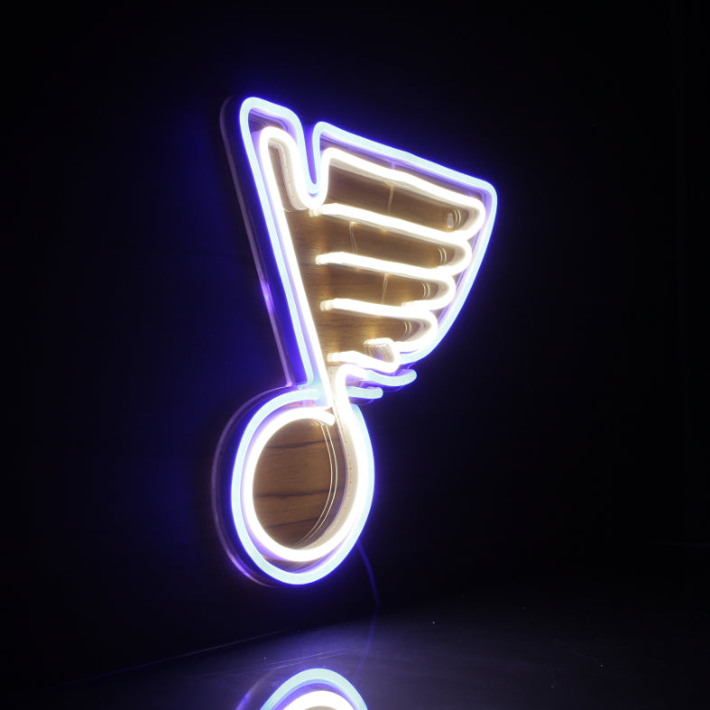 Best Buy: St. Louis Blues NHL Watermark Chrome Double Ring Neon Clock Blue,  Gold, White NHL1400-SLB-WM