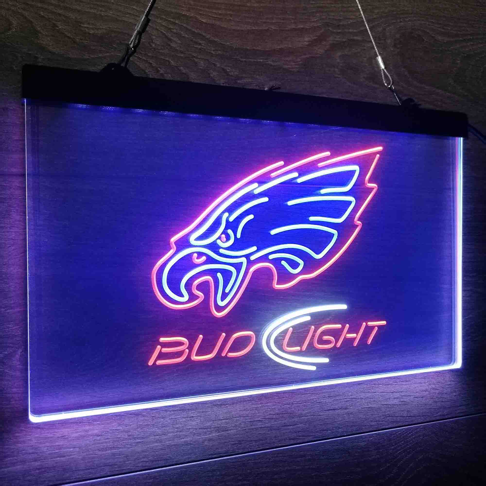 Philadelphia Eagles Bud Light LED Neon Sign