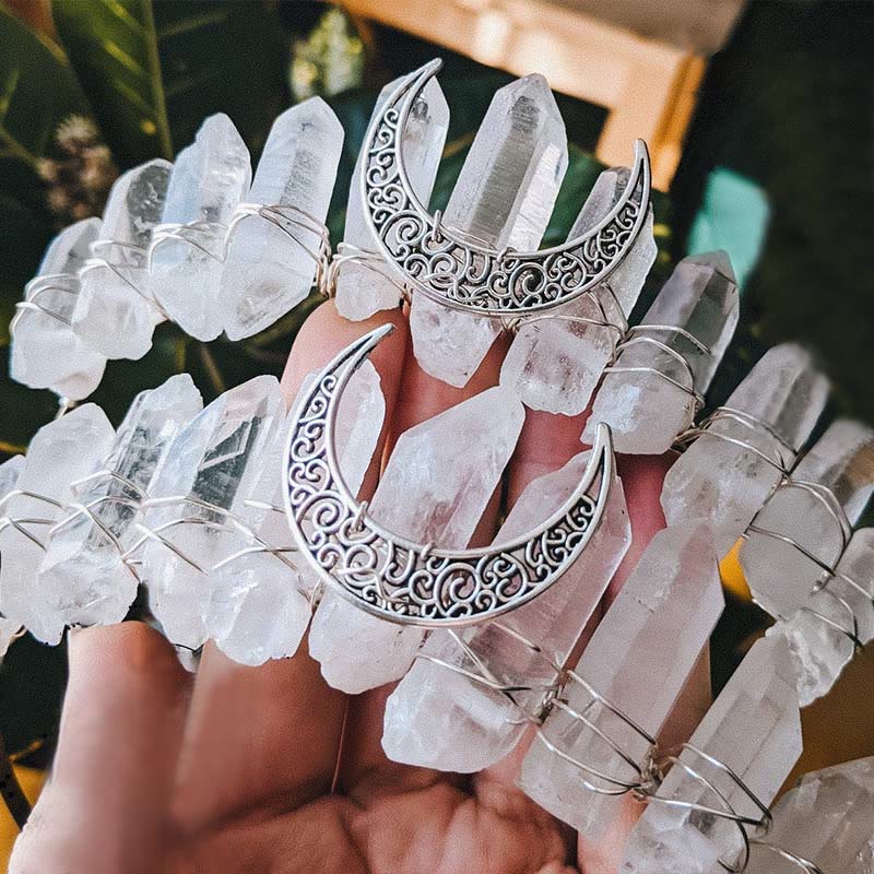 Fairy Magic Healing Clear Crystal Crown