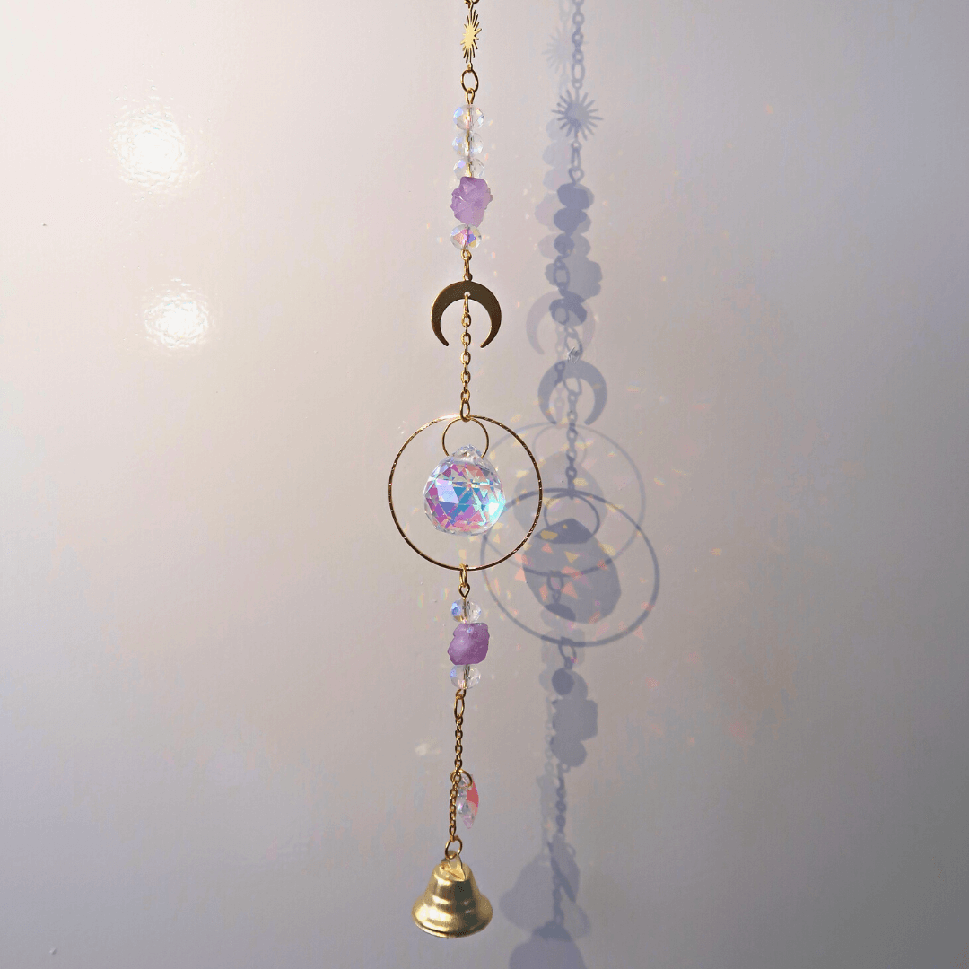 Crystal Suncatcher Sparkling Bell – Small