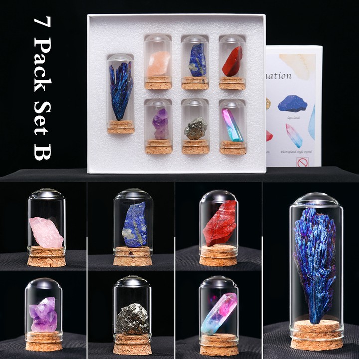25 Kinds Natural Crystal Stones Ore Crystals Set