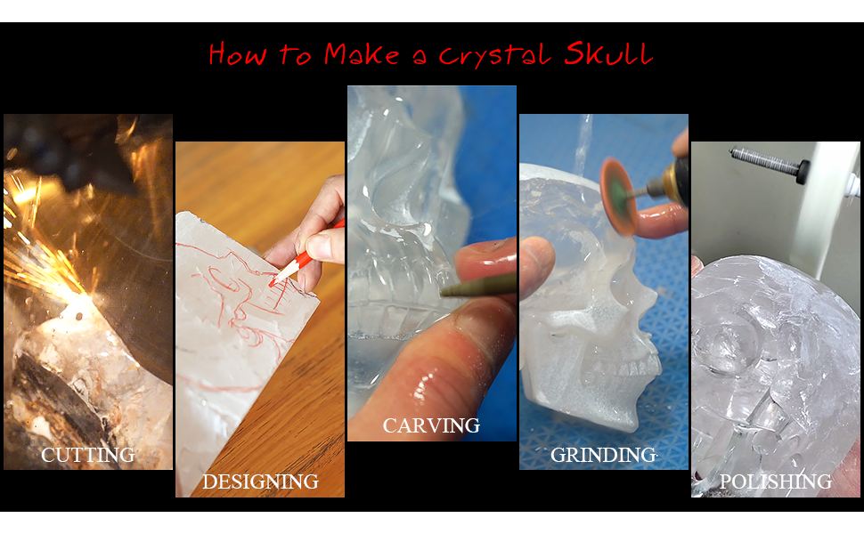 如何制作水晶头骨