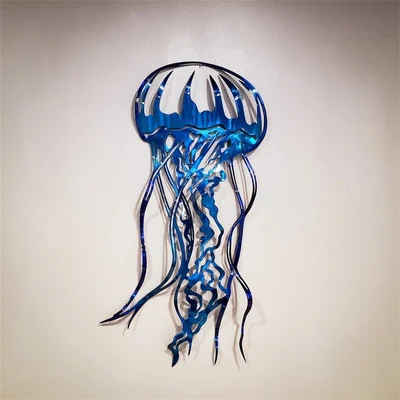 Jellyfish Metal Wall Art