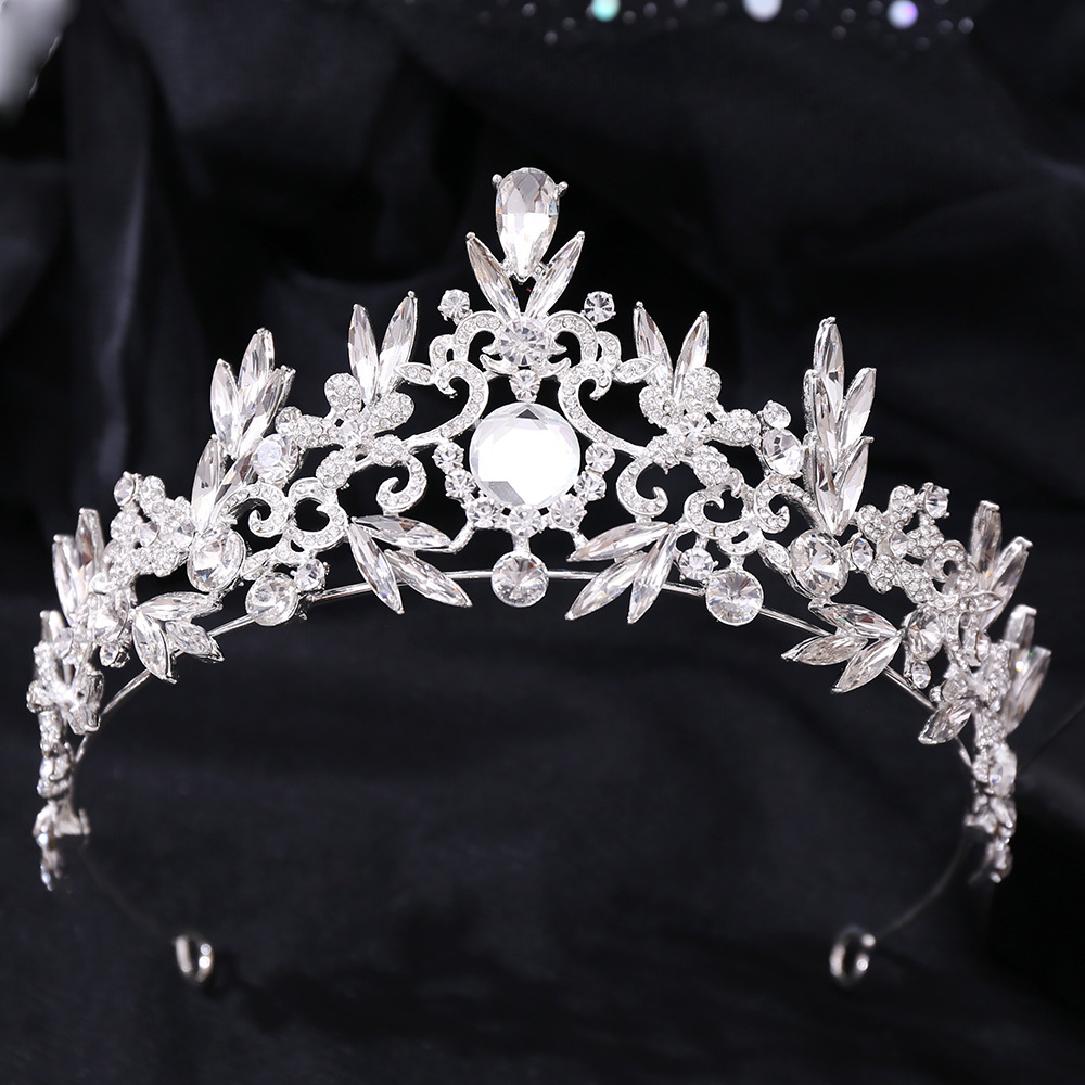 Luxurious Baroque Crystal Crown