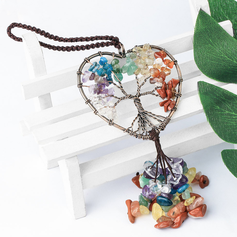 Tree of Life Crystal Pendant